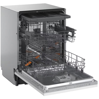LG DB273TX QuadWash WiFi Connected Full Size Integrated Dishwasher 14 Place Settings