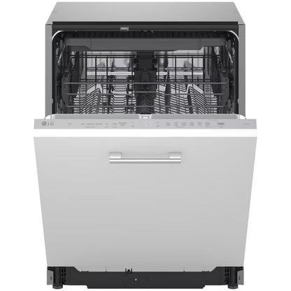 LG DB273TX QuadWash WiFi Connected Full Size Integrated Dishwasher 14 Place Settings