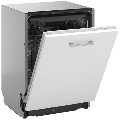LG DB273TX QuadWash WiFi Connected Full Size Integrated Dishwasher 14 Place Settings