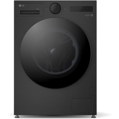 LG F4X7011TBB TurboWash360 11kg 1400 Spin AI Direct Drive Freestanding Washing Machine Black