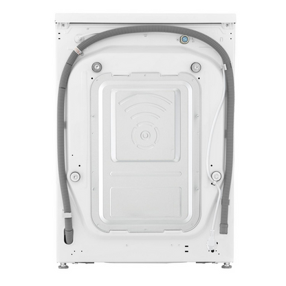 LG FWY706WWTN1 TurboWash360 10kg+6kg 1400 Spin AI Direct Drive Freestanding Washer Dryer White