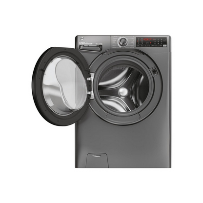 Hoover H3WPS496TAMBR68 H-Wash 350 9kg 1400 Spin Front Loading Washing Machine Graphite