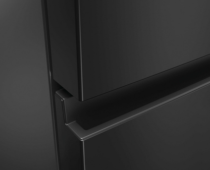 Haier HTR3518ENMTK 3D Series 3 60/40 Fridge Freestanding Frost Free Freezer Black