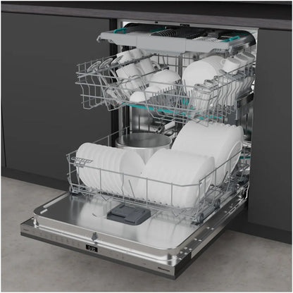 Hisense HV663A60UK Hi6 Full-Size Fully Integrated Dishwasher 16 Place Settings