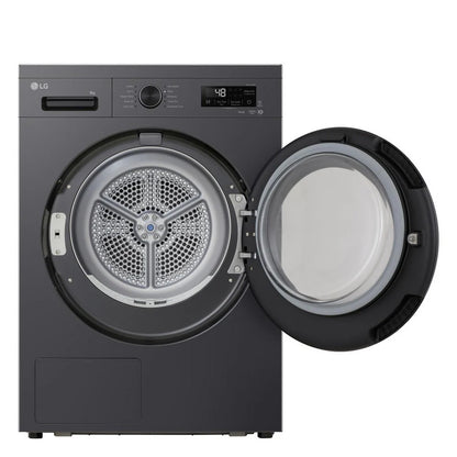 LG RHX1009NMK Sensor Dry 9kg WiFi Enabled Freestanding Heat Pump Tumble Dryer Grey