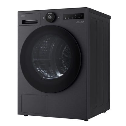 LG RHX7010TBB AI Dry 10kg Dual Inverter Heat Pump Tumble Dryer Black