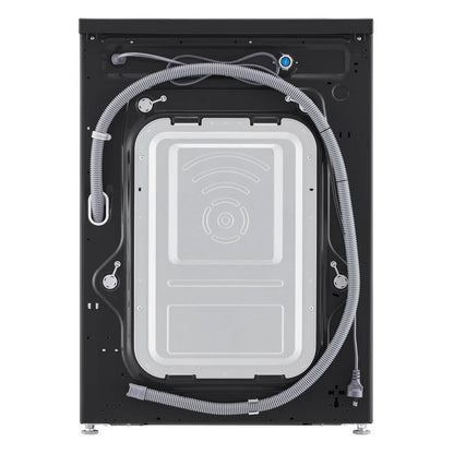 LG W4X1095NNK 9kg+5kg 1400 Spin Freestanding Washer Dryer Gloss Black