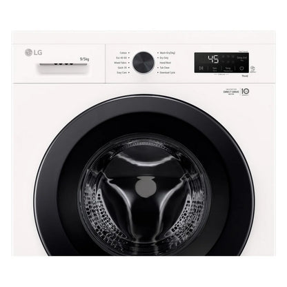 LG W4X1095NWK 9kg+5kg 1400 Spin Freestanding Washer Dryer White