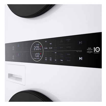 LG WT1210WWF 12kg/10kg 1400 Spin WashTower TurboWash Washer Dryer White