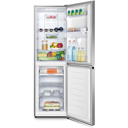 Hisense RB327N4WCE 50/50 Freestanding Non Plumbed Total No Frost Fridge Freezer Inox