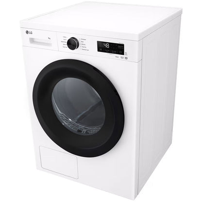 LG RHX1009NWK Sensor Dry 9kg WiFi Enabled Freestanding Heat Pump Tumble Dryer White