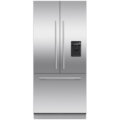 Fisher and Paykel RS80AU3 Integrated Plumbed-In American Fridge Freezer With Ice Maker