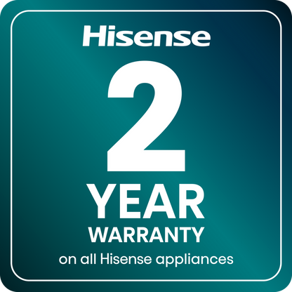 Hisense 3S Series WF3S1043BB3 10.5kg 1400 Spin WiFi-Enabled Freestanding Washing Machine Black