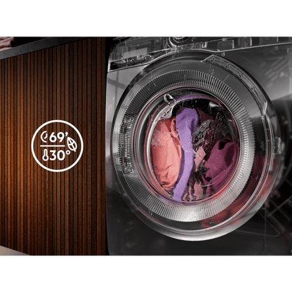 AEG 7000 ProSteam LFR71864B 8kg 1600 Spin Washing Machine