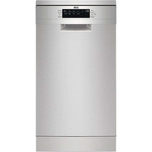 AEG FFB73527ZM Series 7000 GlassCare Freestanding Dishwasher 10 Place Settings Stainless Steel