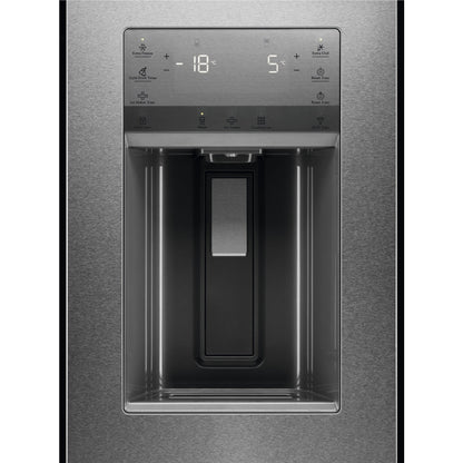 AEG RMB954E9VX Series 9000 Freestanding Plumbed-In American Fridge Freezer Stainless Steel