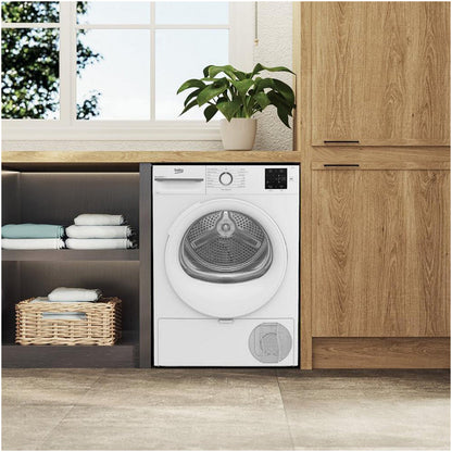 Beko BMN3T3823W 8kg Heat Pump Tumble Dryer White - A++ Rated