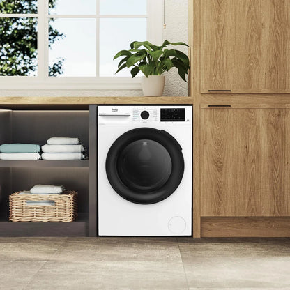 Beko BMND8545UW 8+5kg 1400 Spin Freestanding Front Load Washer Dryer White