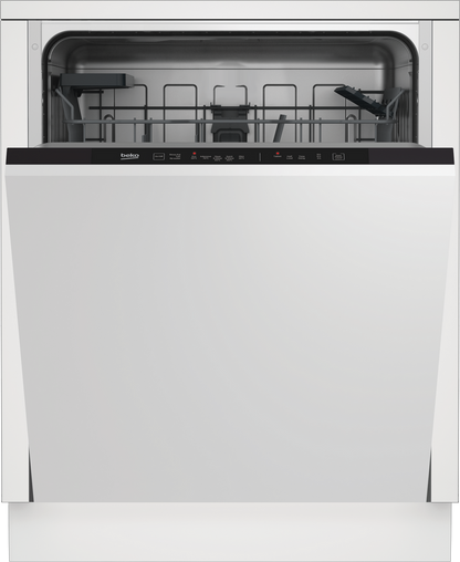 Beko DIN15C20 Integrated Full Size Dishwasher - 14 Place Settings