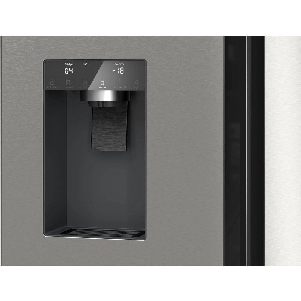 Bosch KFD96APEA Series 6 Plumbed Frost Free American Fridge Freezer Stainless Steel - E Rated