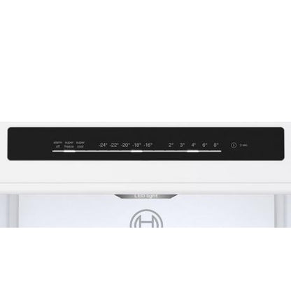 Bosch KGN362LDFG Series 4 Freestanding Frost Free Fridge Freezer Inox
