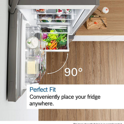 Bosch KGN392LAGG Series 4 60cm Total No Frost Fridge Freezer Stainless Steel