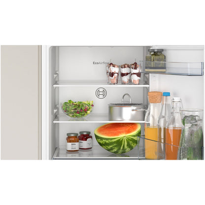 Bosch KIR21NSE0 Series 2 Fully Integrated Larder Fridge with Sliding Hinge - E Rated