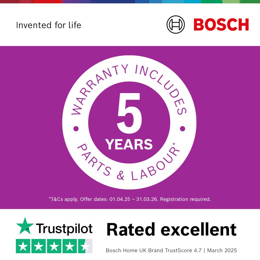 Bosch Series 2 KGN34NWEAG 50/50 Freestanding No Frost Fridge Freezer White - Clearance