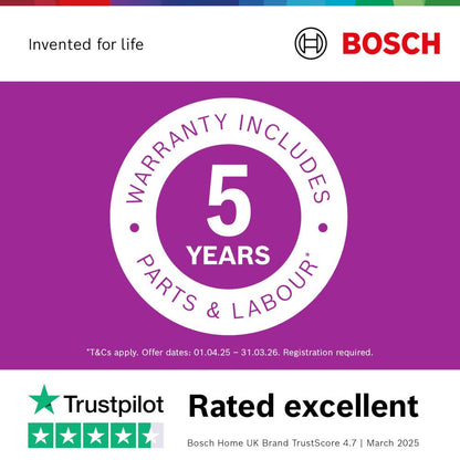 Bosch Series 2 KGN34NWEAG 50/50 Freestanding No Frost Fridge Freezer White - Clearance