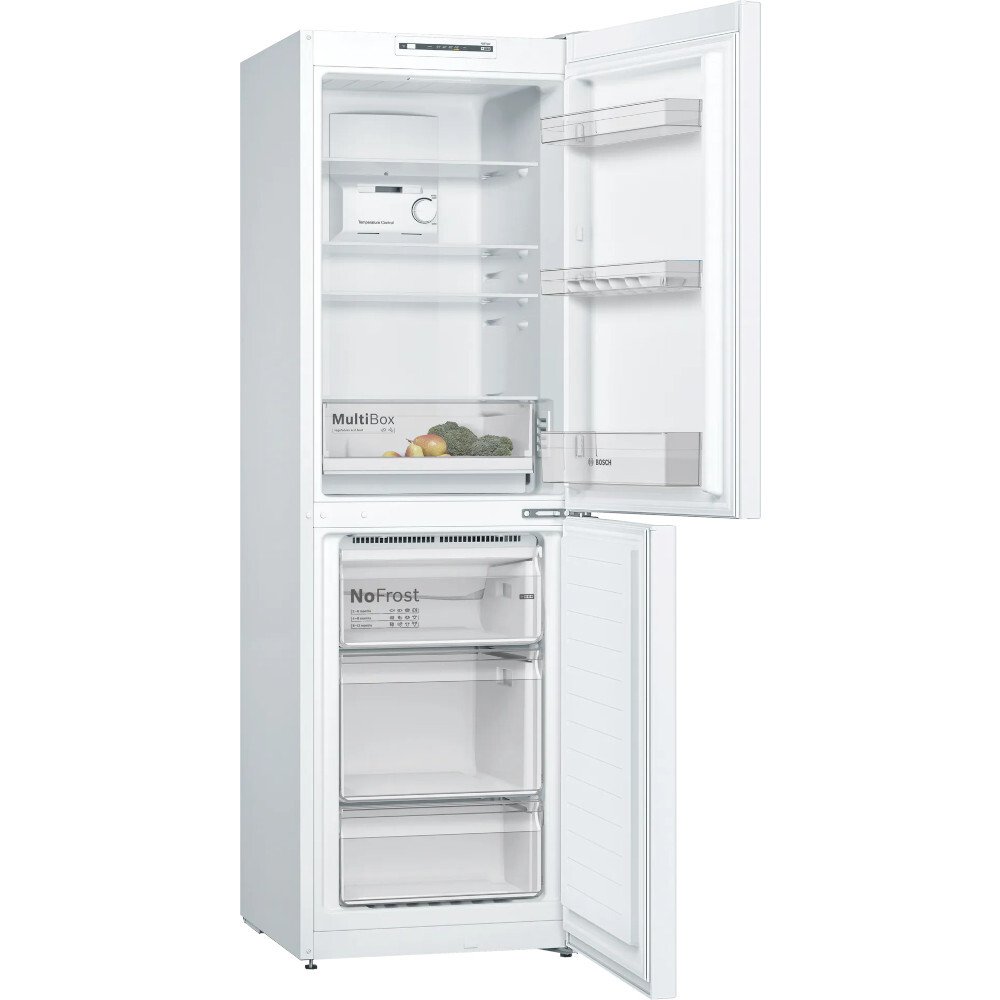 Bosch Series 2 KGN34NWEAG 50/50 Freestanding No Frost Fridge Freezer White - Clearance