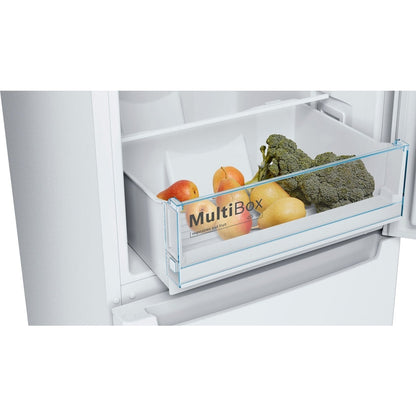 Bosch Series 2 KGN36NWEAG 186cm Freestanding Frost Free Fridge Freezer White - E Rated