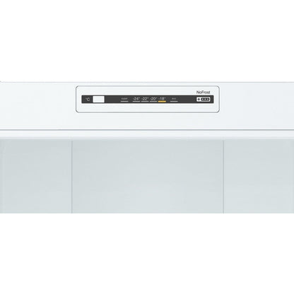 Bosch Series 2 KGN36NWEAG 186cm Freestanding Frost Free Fridge Freezer White - E Rated