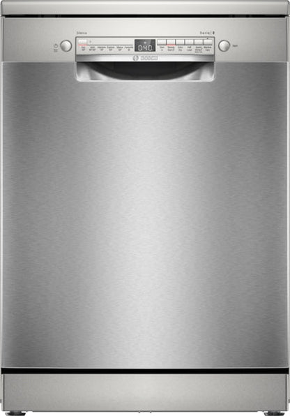 Bosch Series 2 SMS2HVI06G Freestanding Dishwasher 14 Place Settings Brushed steel