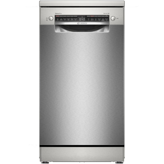 Bosch Series 4 SPS4HMI14G Freestanding 45 cm Slimline Dishwasher 10 Place Settings Brushed Steel