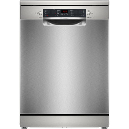 Bosch SMS26AI08G Series 2 Freestanding Dishwasher 60cm Brushed Steel with 12 Place Settings