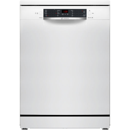 Bosch SMS26AW08G Series 2 Freestanding Full Size Dishwasher 60cm with 12 Place Settings White