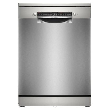 Bosch SMS4EMI06G Series 4 Wifi Connected Freestanding Full Size Dishwasher - Silver Inox with 14 Place Settings