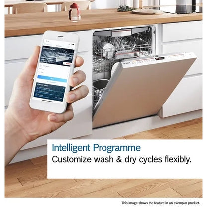 Bosch SMS6TCI02G Series 6 Freestanding Dishwasher Stainless Steel with 14 Place Settings