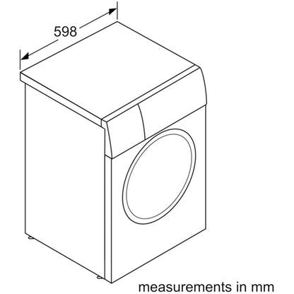 Bosch WGH254A0GB Series 6 1400 Spin 10kg Washing Machine White - A Rated