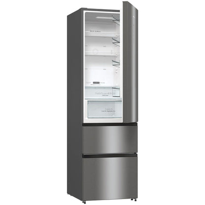 Hisense RM469N4ACDUK Freestanding Frost Free Fridge Freezer Stainless Steel