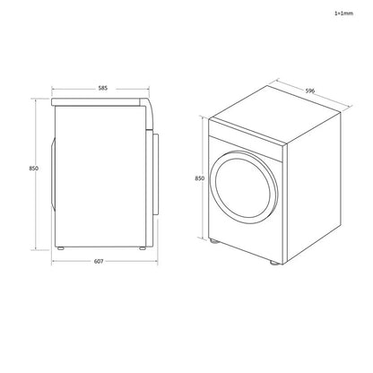 Hoover HLE V9DG 80 9kg Vented Tumble Dryer White