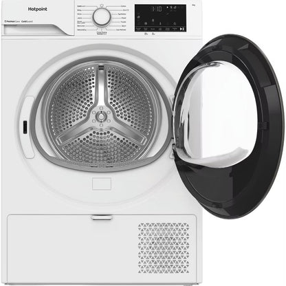 Hotpoint CHD93MWWUK 9KG Heat Pump Tumble Dryer with PetHairCare White