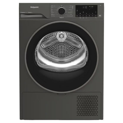 Hotpoint CHD94MGBSUK Fabric Care 9kg Heat Pump Tumble Dryer with HomeWhiz - Graphite