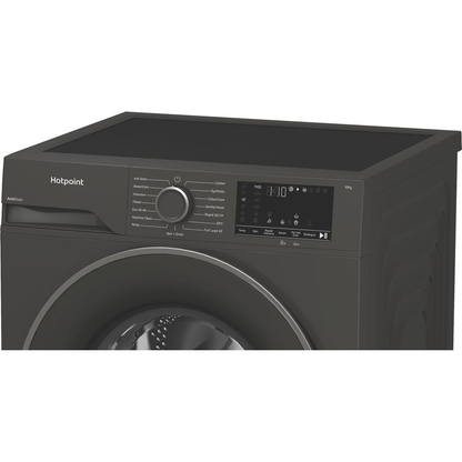 Hotpoint H101GANTISTAINUK 10kg 1400 Spin Freestanding Front Loading Washing Machine Grey