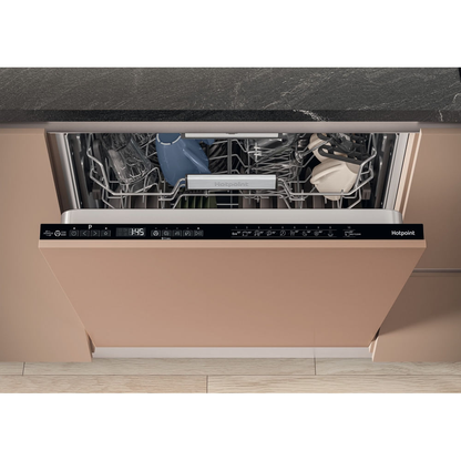 Hotpoint H7I HP42 L UK Integrated Full Size Dishwasher 15 Place Settings with Maxi Space H7IHP42L