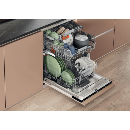 Hotpoint H8IA115M4TUSUK Hydroforce Integrated Full Size Dishwasher with Maxi Space Tub 15 Place Settings