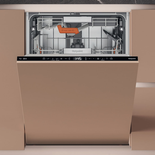 Hotpoint H8IA115M4TUSUK Hydroforce Integrated Full Size Dishwasher with Maxi Space Tub 15 Place Settings