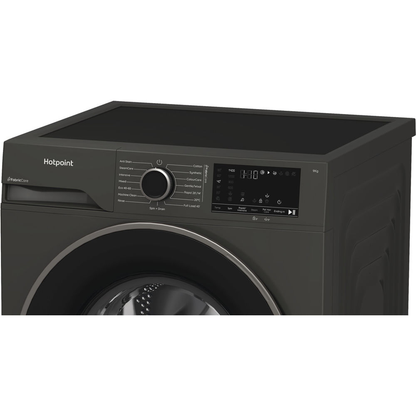 Hotpoint HB 93G CARE UK Freestanding 9kg 1400rpm Washing Machine with PetHairCare Grey HB93GCAREUK