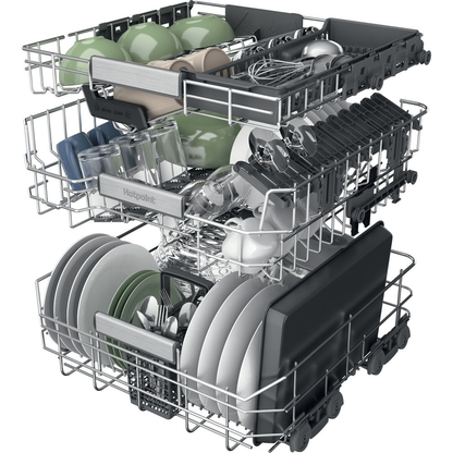 Hotpoint HD8IHP42L Hydroforce Full Size Integrated Dishwasher 14 Place Settings