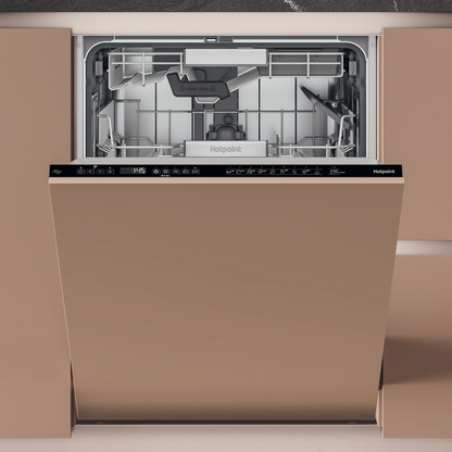 Hotpoint HD8IHP42L Hydroforce Full Size Integrated Dishwasher 14 Place Settings